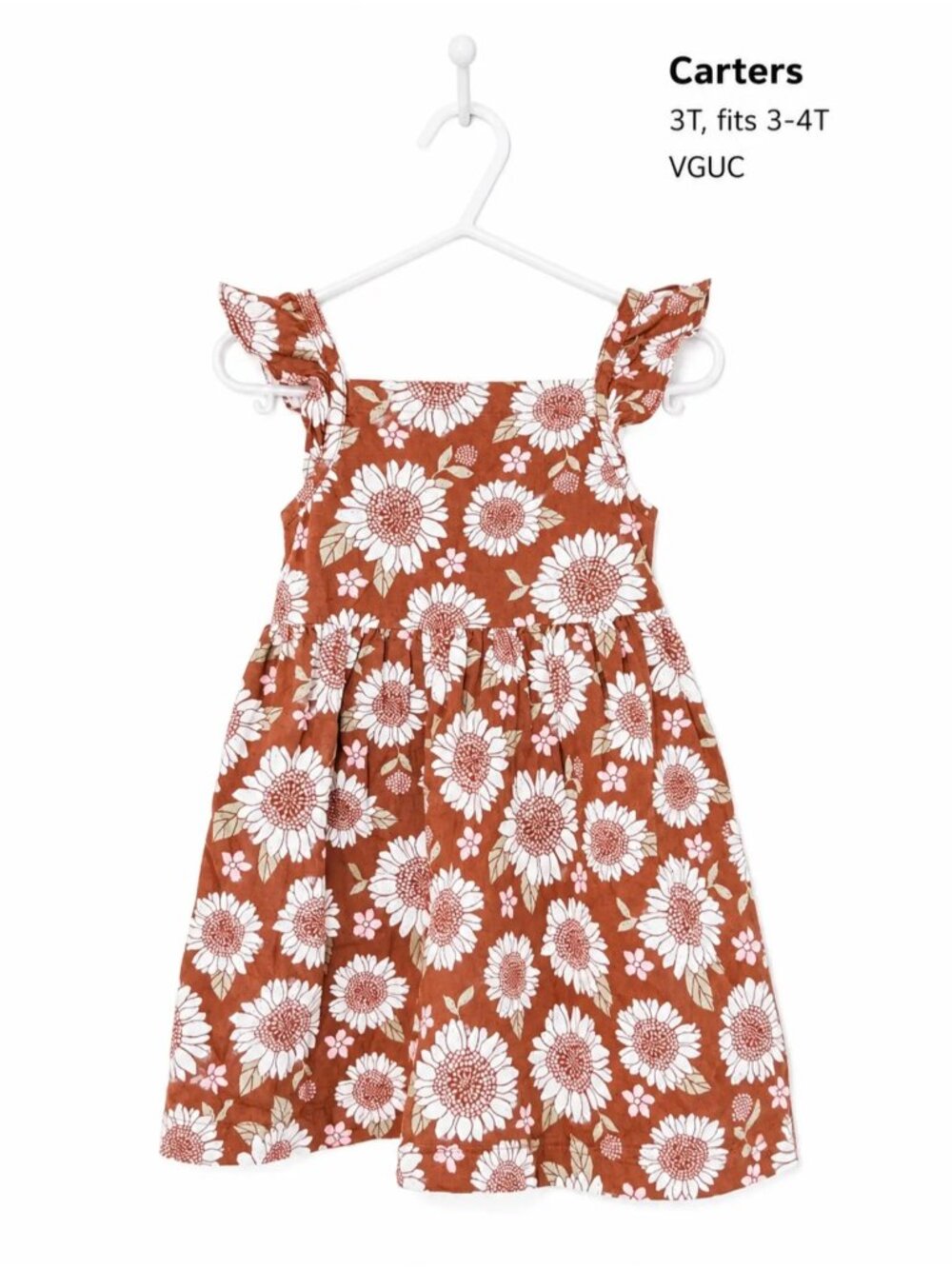 Carters Floral Dress 3T 4T Girls Clothes